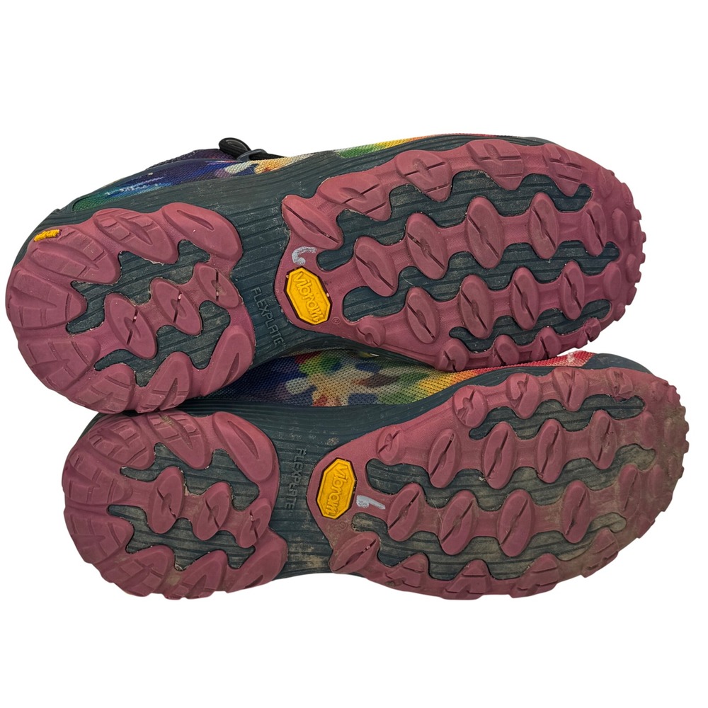 Merrell Rainbow Gore-Tex Hiking Boots Women's 8 Vibram Tie Dye Trail Shoe - Picture 8 of 11